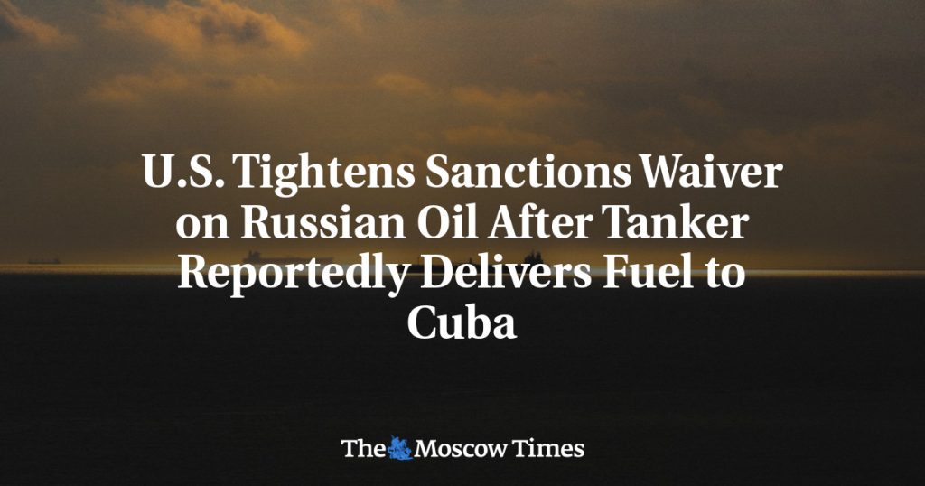 США ужесточают санкции на поставки российской нефти после сообщения о доставке топлива на Кубу