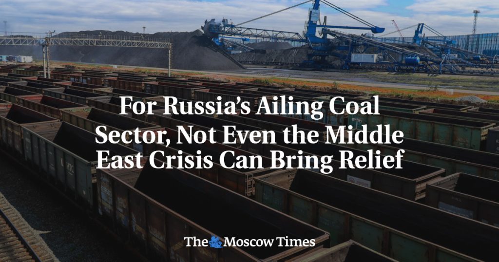 Даже кризис на Ближнем Востоке не приносит облегчения больному угольному сектору России