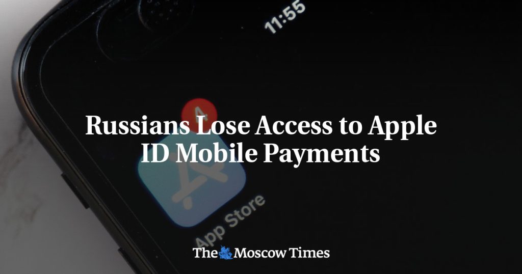 Россияне потеряли доступ к мобильным платежам Apple ID
