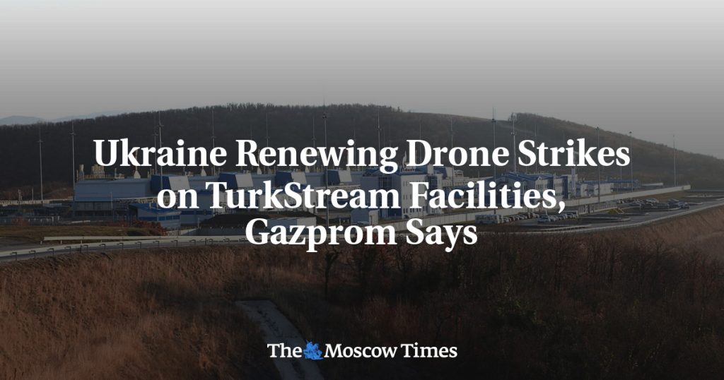 Украина возобновляет атаки дронов на объекты TurkStream, заявляет Газпром Украина возобновляет атаки дронов на объекты TurkStream, заявляет Газпром
