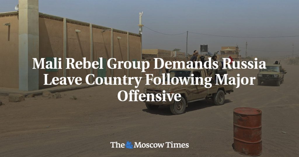 Малийская повстанческая группа требует вывода российских сил после крупного наступления