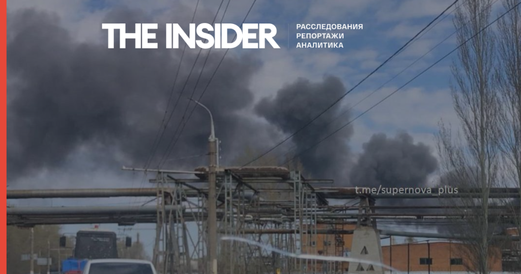 Атака украинских дронов на нефтехимический завод в Башкортостане Атака украинских дронов на нефтехимический завод в Башкортостане