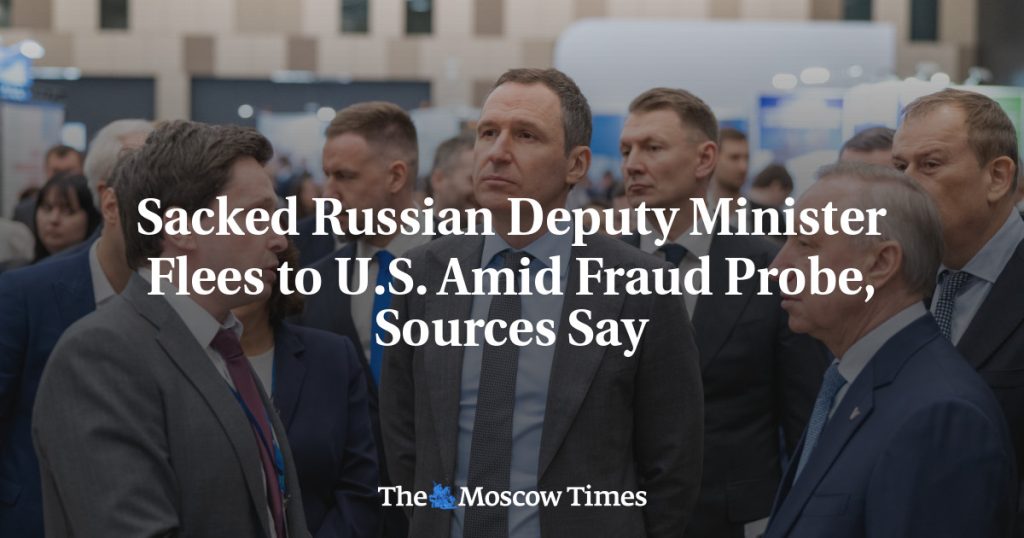 Уволенный российский замминистра бежал в США на фоне расследования о мошенничестве, по данным источников