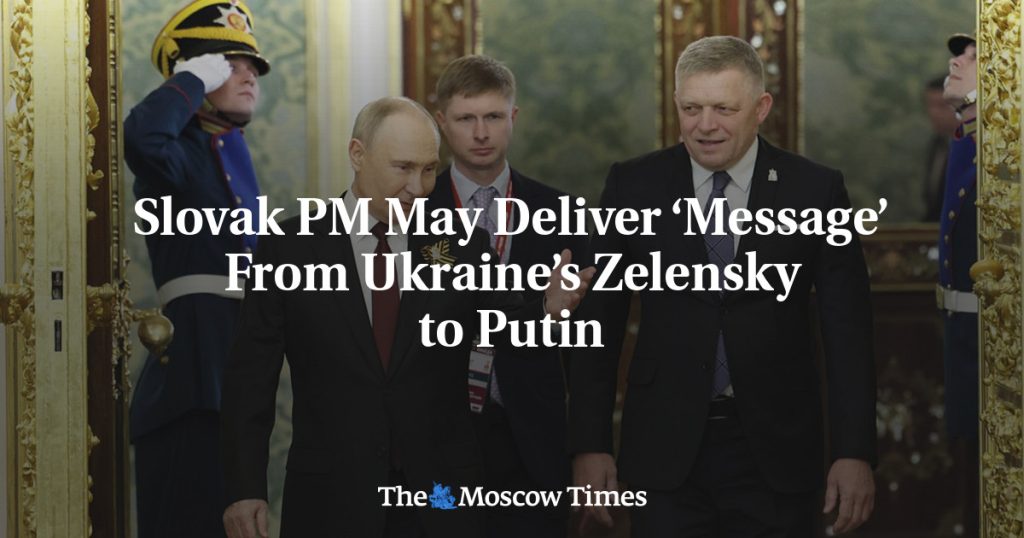 Премьер-министр Словакии может передать «послание» от Зеленского Путину