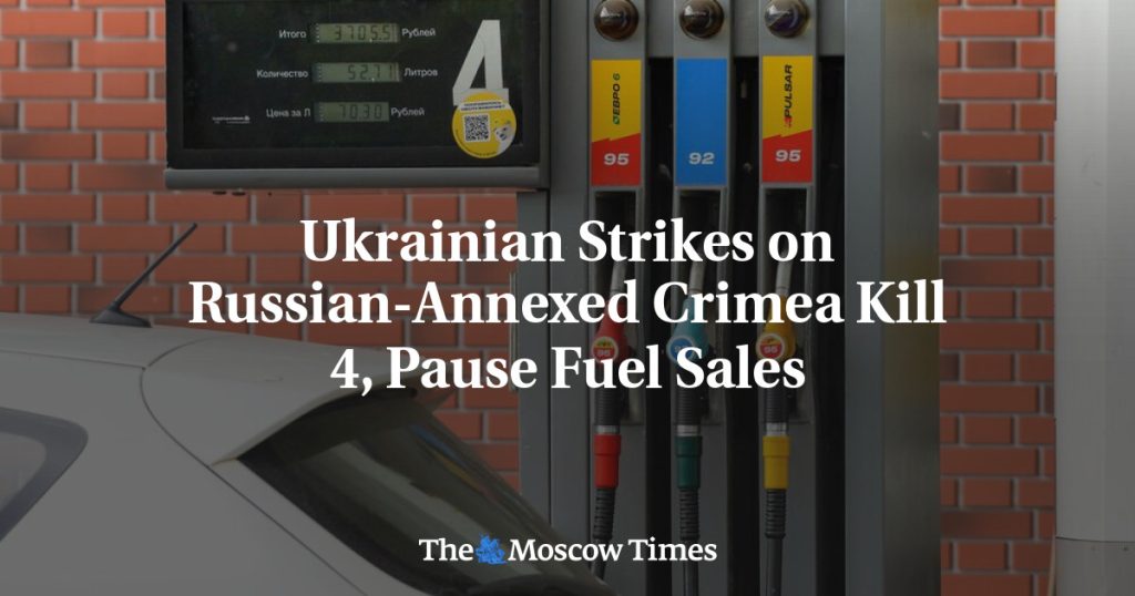Удар украинских сил по аннексированному Крыму привел к гибели 4 человек и приостановке продаж топлива Удар украинских сил по аннексированному Крыму привел к гибели 4 человек и приостановке продаж топлива