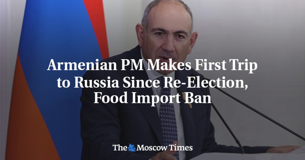 Премьер-министр Армении совершил первый визит в Россию после переизбрания и запрета на импорт продовольствия