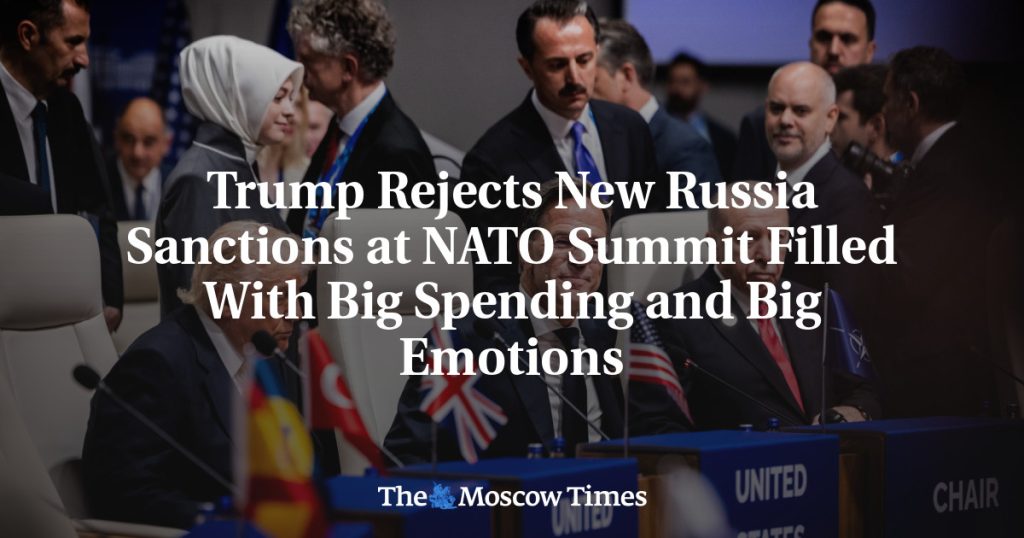 Трамп отвергает новые санкции против России на саммите НАТО, полном крупных расходов и бурных эмоций