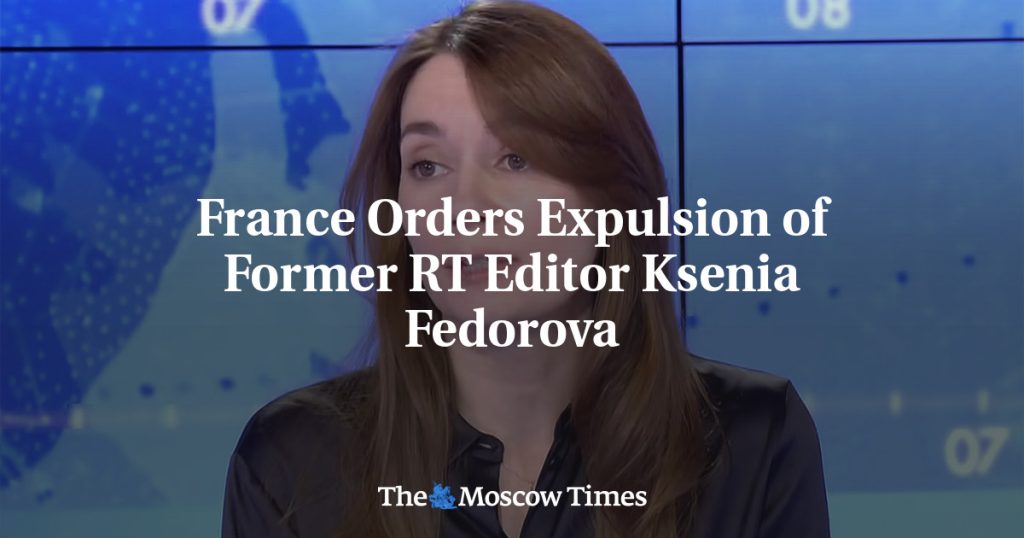 Франция распорядилась выдворить бывшую редакторку RT Ксению Федорову