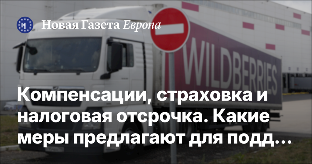 Компенсации, страхование и налоговые льготы: предложенные меры поддержки продавцов на Wildberries